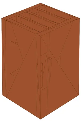 Flat  Panel  True  Style  T  M  I  R4001  Mahogany  Doors